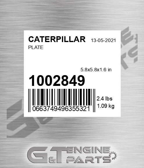 1002849 Plate