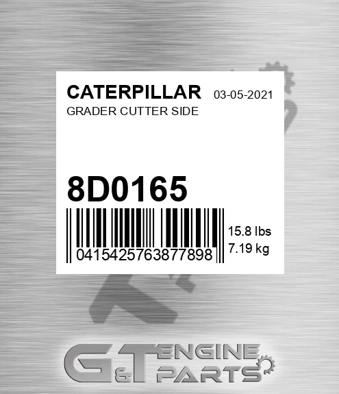 8D-0165 Grader Cutter Side