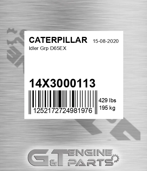 14X-30-00113 Idler Grp D65ex for CATERPILLAR