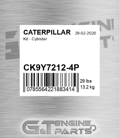 CK9Y7212-4P Kit - Cylinder for CATERPILLAR