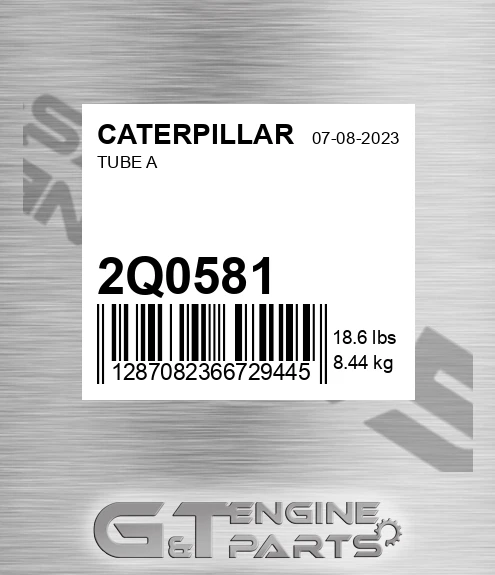 2Q0581 Tube A for CATERPILLAR