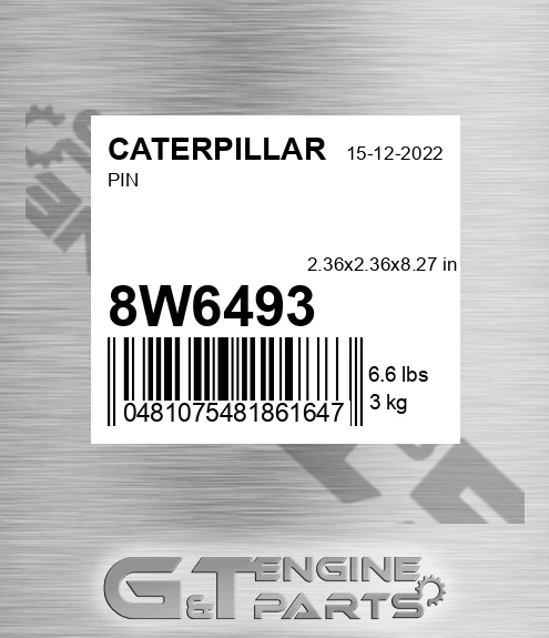 8W6493 CATERPILLAR Pin