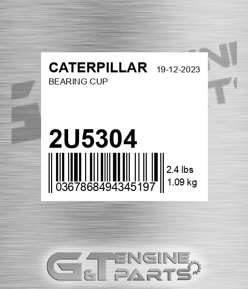 2U-5304 Bearing Cup for CATERPILLAR