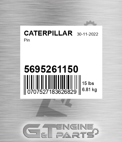 5695261150 Pin for CATERPILLAR
