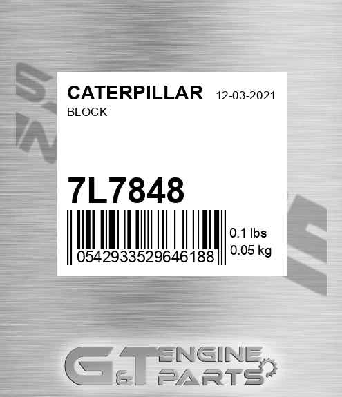 7L-7848 Block for CATERPILLAR