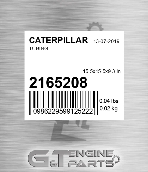 216-5208 Tubing for CATERPILLAR
