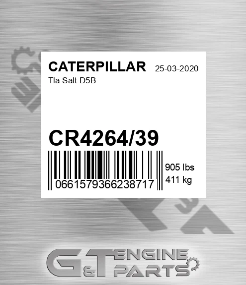 CR426439 Tla Salt D5b for CATERPILLAR