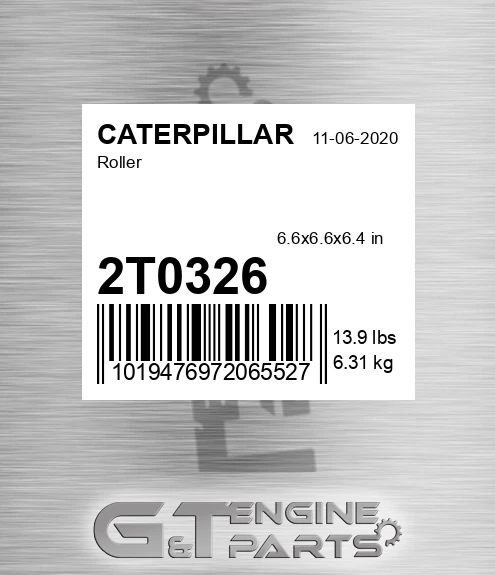 2T0326 Roller for CATERPILLAR