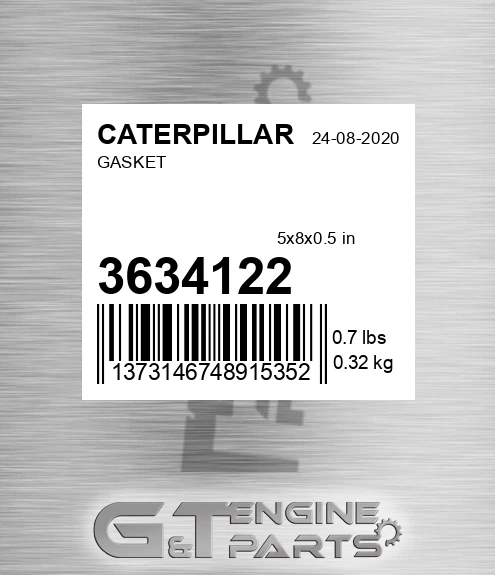 3634122 Gasket