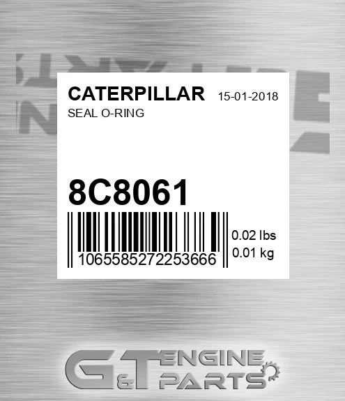8C-8061 Seal O-ring for CATERPILLAR