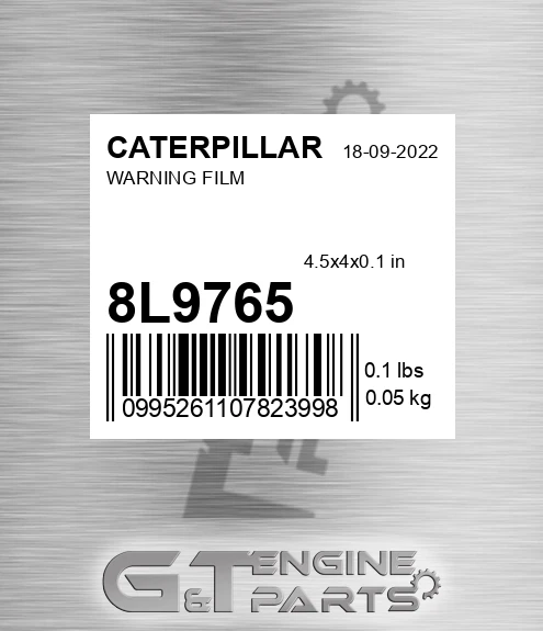 8L-9765 Warning Film