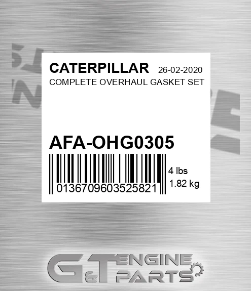 AFA-OHG0305 Complete Overhaul Gasket Set