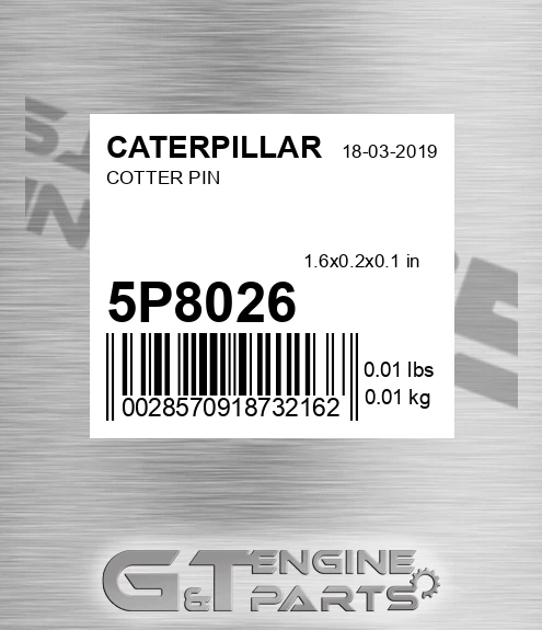 5P8026 Cotter Pin
