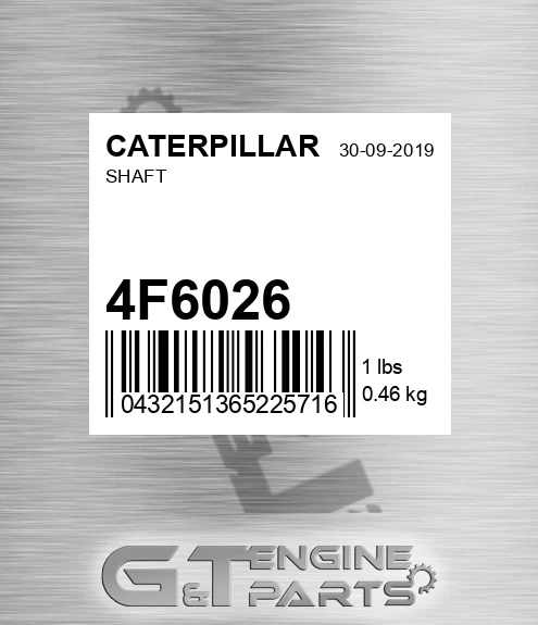 4F6026 Shaft