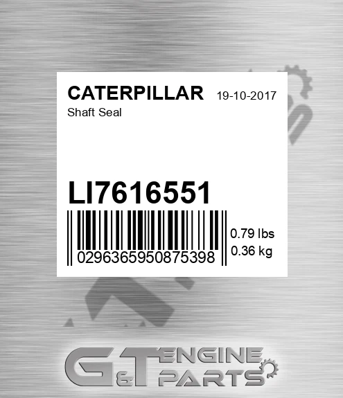 LI7616551 Shaft Seal