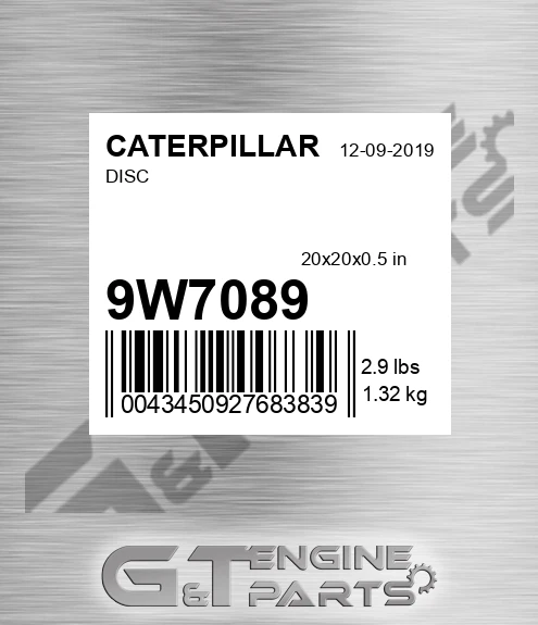 9W-7089 Disc for CATERPILLAR