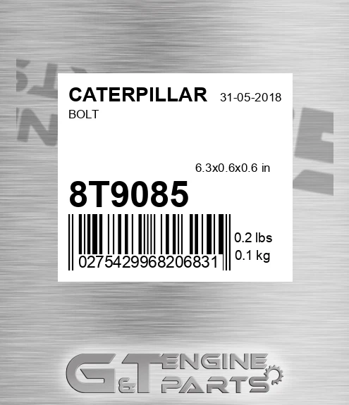 8T-9085 Bolt for CATERPILLAR