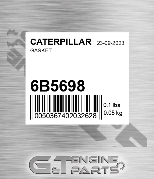 6B5698 Gasket