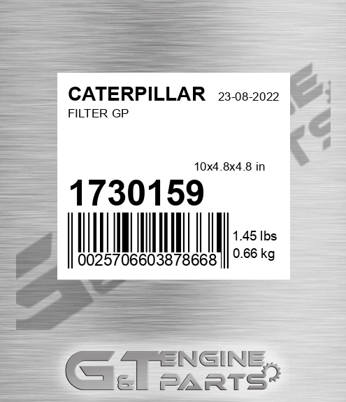 1730159 Filter Gp for CATERPILLAR