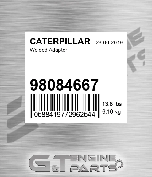 98084667 Welded Adapter