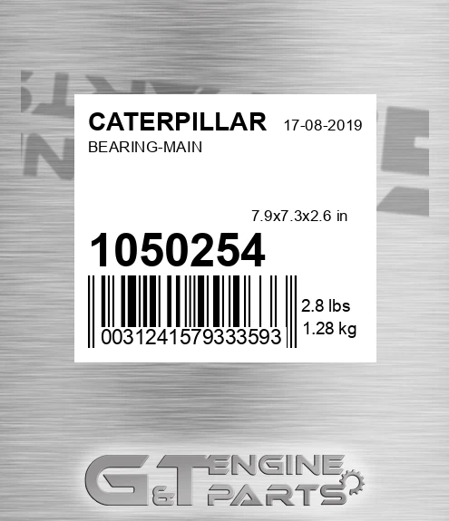1050254 Bearing-main for CATERPILLAR