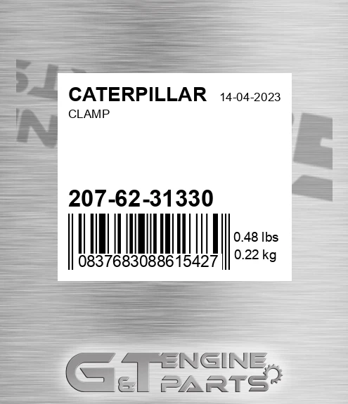 207-62-31330 Clamp for CATERPILLAR