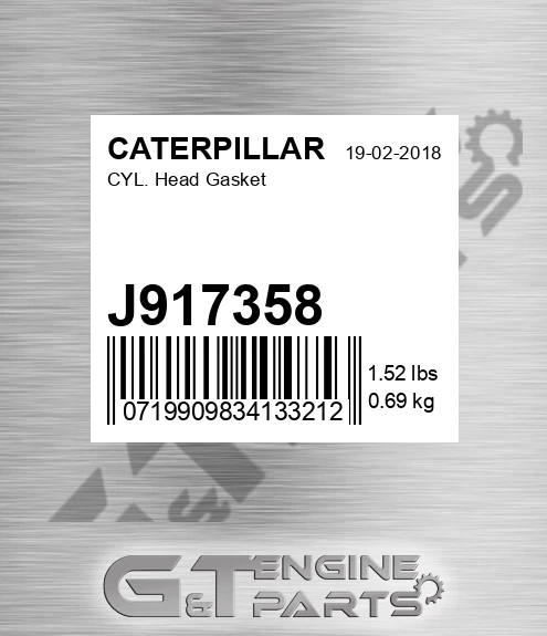 J917358 Cyl. Head Gasket