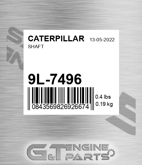 9L-7496 Shaft for CATERPILLAR