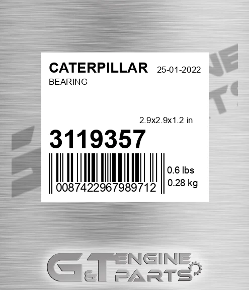 311-9357 Bearing for CATERPILLAR