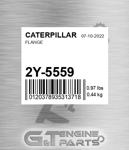 2Y-5559 Flange for CATERPILLAR