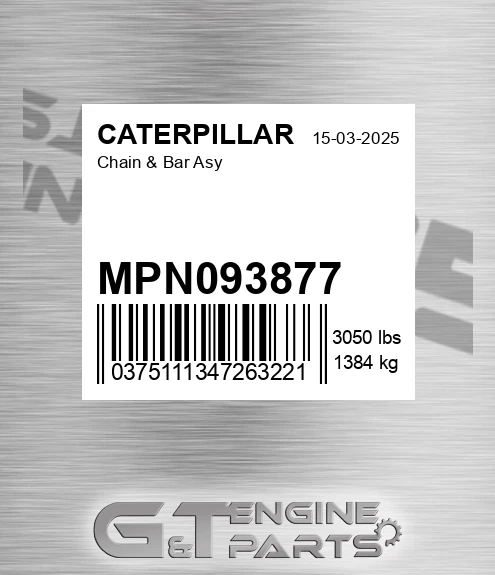 MPN093877 Chain & Bar Asy for CATERPILLAR