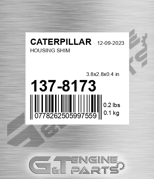 137-8173 Housing Shim