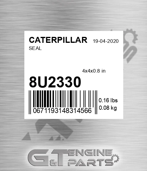 8U-2330 Seal for CATERPILLAR
