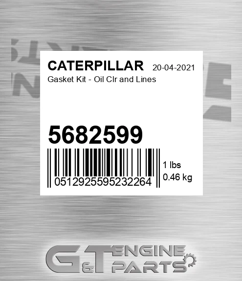 5682599 Gasket Kit - Oil Clr And Lines