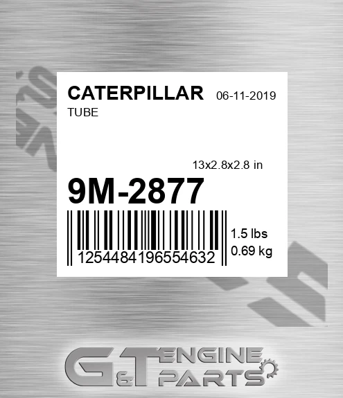 9M-2877 Tube for CATERPILLAR