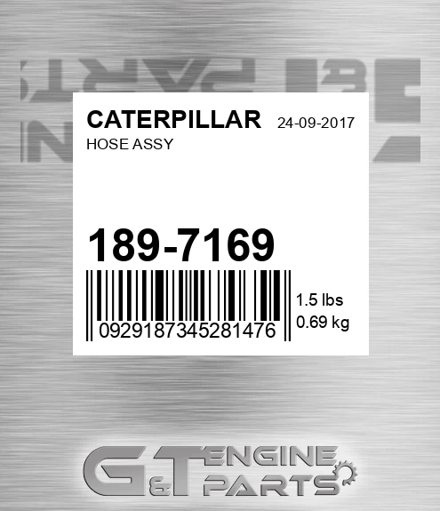 189-7169 Hose Assy
