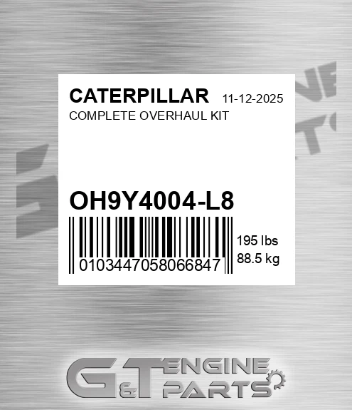 OH9Y4004-L8 Complete Overhaul Kit