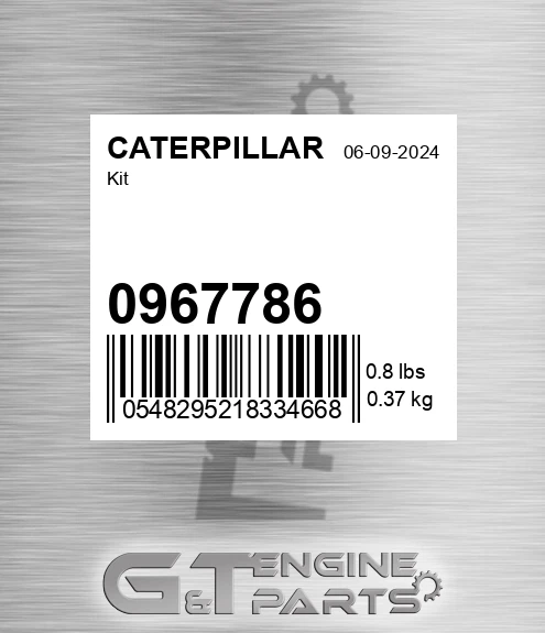 0967786 Kit for CATERPILLAR
