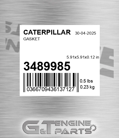 348-9985 Gasket