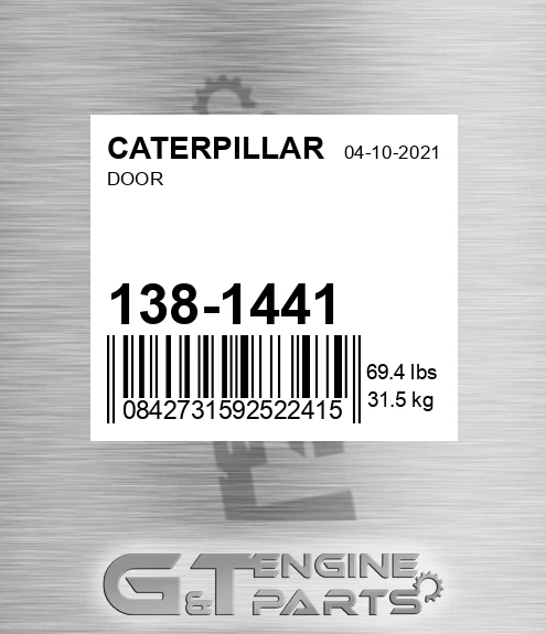 138-1441 CATERPILLAR Door