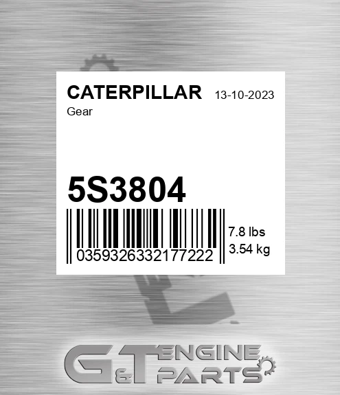5S3804 Gear for CATERPILLAR