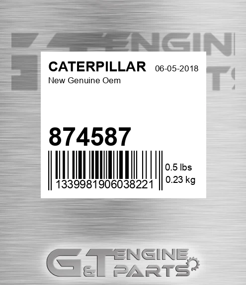 874587 New Genuine Oem
