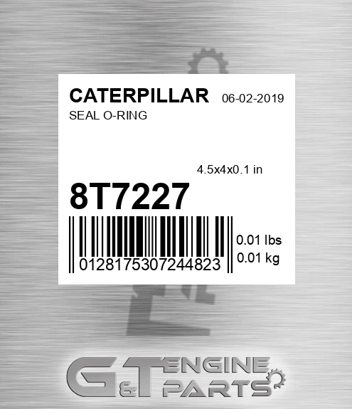 8T-7227 Seal O-ring for CATERPILLAR