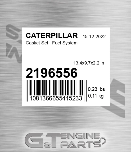 2196556 Gasket Set - Fuel System