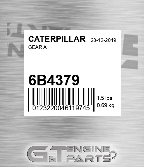 6B4379 Gear A