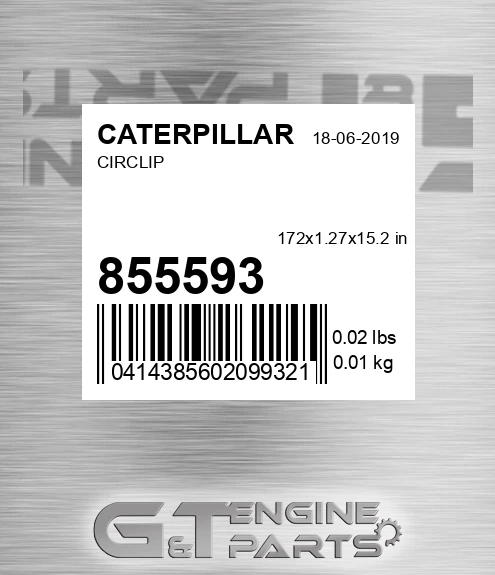 855593 CATERPILLAR Circlip