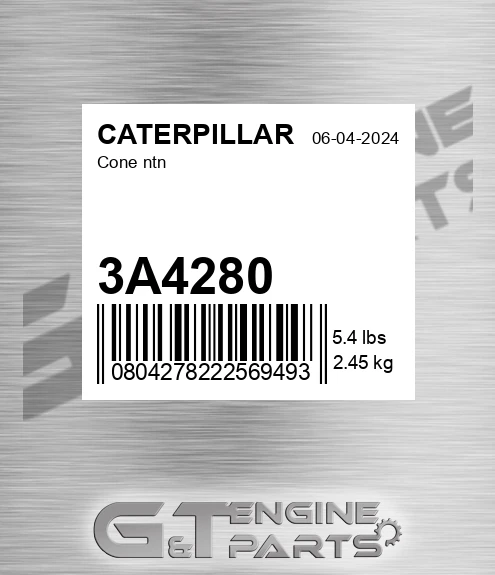 3A4280 Cone Ntn for CATERPILLAR