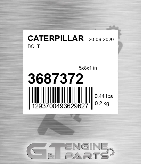 368-7372 Bolt for CATERPILLAR
