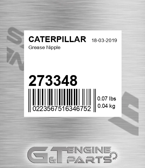 273348 Grease Nipple