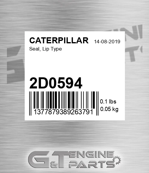 2D0594 Seal, Lip Type